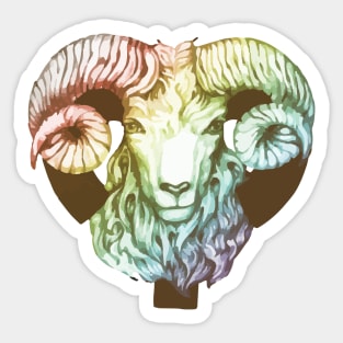 Aries Zodiac Symbol , Aries Astrology Sign, Horoscope Aries Sticker